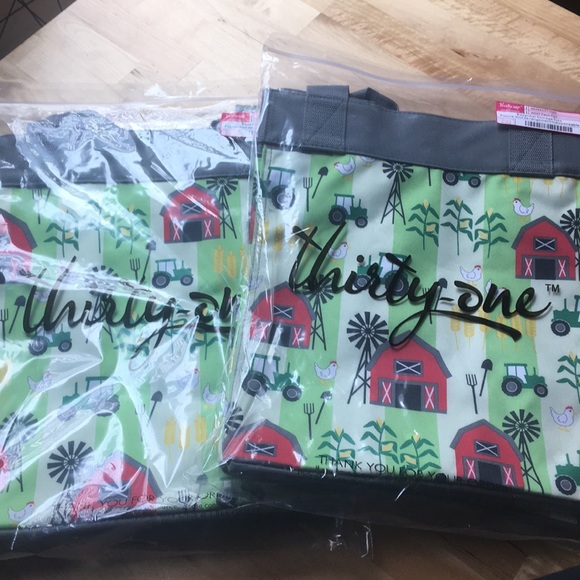 Thirty-One Farm Fun Essential Storage Tote!! - Picture 4 of 4